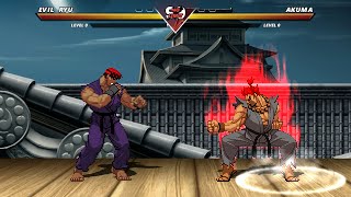 EVIL RYU vs AKUMA  Street fighter  DEATH BATTLE‼️ [upl. by Dalury]