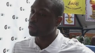 Dwyane Wade defends Team USA basketball and LeBron James at 2012 Olympics [upl. by Arahsit975]