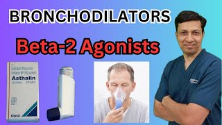 Bronchodilators pharmacology।Beta 2 agonist pharmacology।Salbutamol। हिंदी में। [upl. by Olleina789]