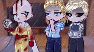 SClass Heroes React To Saitama VS Garou  One Punch Man  Gacha React [upl. by Aicenek]