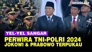 FULL SANGAR YelYel Perwira TNIPolri 2024 Usai Dilantik Jokowi amp Prabowo Terpukau [upl. by Ahders760]