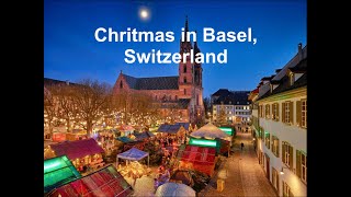 Swiss Christmas market in Basel [upl. by Yellehs]