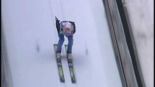 Łukasz Rutkowski Planica 2010 konkurs drużynowy 143m [upl. by Nnaear]