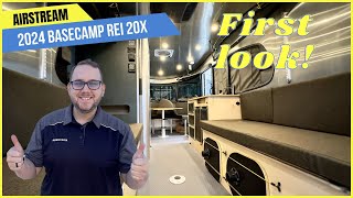 FIRST LOOK  2024 Airstream Basecamp Special REI 20X [upl. by Nalhsa]