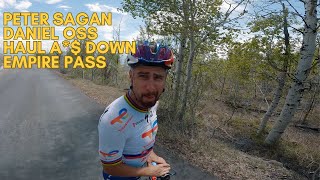 Peter Sagan  Daniel Oss Hauling A Down Empire Pass [upl. by Euqinomad]