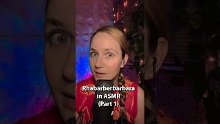 Rhabarberbarbara in ASMR Part 1 asmr shorts [upl. by Ybroc]