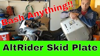 AltRider Skid Plate Review  Africa Twin [upl. by Darleen482]