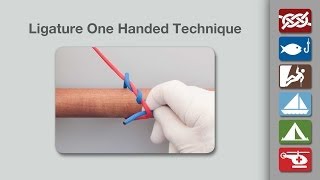 Surgical Ligature One Handed Technique [upl. by Htebasile]