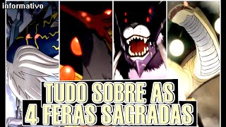 TUDO SOBRE AS 4 FERAS SAGRADAS DE DIGIMON [upl. by Chucho719]