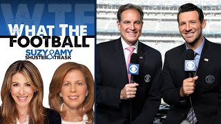 Yes Jim Nantz Is Truly Living His Dream Life  What the Football with Suzy Shuster amp Amy Trask [upl. by Arlie99]