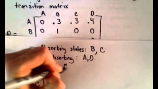 Markov Chains  Part 8  Standard Form for Absorbing Markov Chains [upl. by Annahsit]