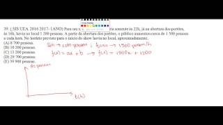 SIS UEA 2016 2017 1ANO CORREÇÃO MATEMÁTICA Q 39 [upl. by Mellette]