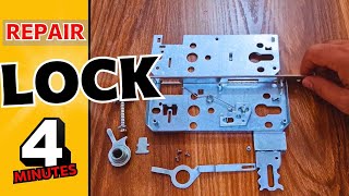 Assemble And Repair A Mortise Lock Door Mechanism just 4 minutes [upl. by Einttirb666]