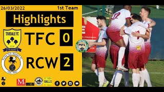 Highlights  Tividale 02 Racing Club Warwick  Saturday 26th March 2022  MFLP [upl. by Corabelle352]