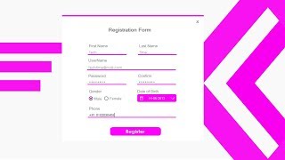 How to Create Registration Form in VBNETUI morden DesignVBNET [upl. by Ummersen]