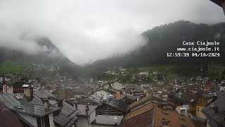 Timelapse 04102024  Webcam Casa Ciajeole  Moena Val di Fassa Dolomiti [upl. by Steward]