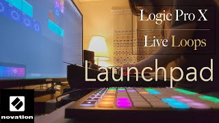 Launchpad Mini amp Logic pro Live Loops KORG Jam 3 [upl. by Ielarol]