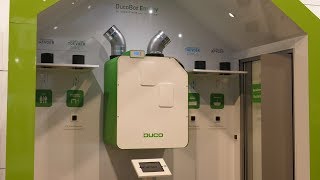 Op Batibouw presenteert Duco met de DucoBox Energy een innovatief vraaggestuurd Systeem D [upl. by Chappell]