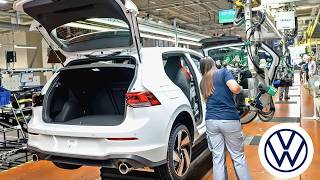 This is how the Golf is made in Volkswagen factory Wolfsburg Germany [upl. by Garwin]