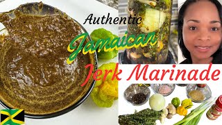 How to make Authentic Jamaican Jerk Sauce  Best Jamaican Jerk Seasoning [upl. by Naimerej362]