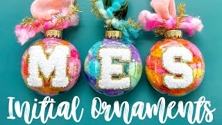 Custom Initial Ornaments [upl. by Anialam]