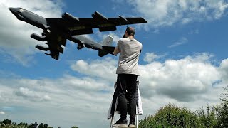 🇺🇸 The Jurassic 🦖 B52 Bomber Jets Flying at RAF Fairford [upl. by Dowling]