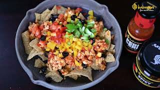 Loaded Nachos with Habanero Spicy Salsa and Peri Peri Sauce [upl. by Theda]