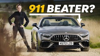 NEW MercedesAMG SL55 Review Better Than A Porsche 911  4K [upl. by Ezitram]