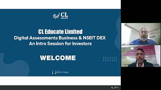 CL Educate Limited CL Digital Assessments Business amp NSEIT DEX [upl. by Valerie]