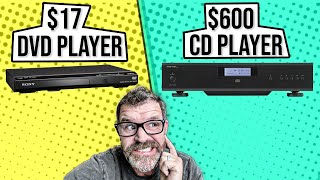 Is a 17 DVD player better than a 600 CD Player You may be surprised Sony DVD vs Rotel CD11ii [upl. by Ylime]