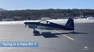 Flying a Vans RV 7 Aircraft [upl. by Neltiac]