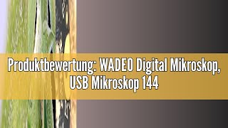 Produktbewertung WADEO Digital Mikroskop USB Mikroskop 1440P HD mit 50X1600X Vergrößerung Tragba [upl. by Mohkos]