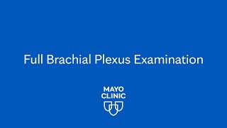 Full Brachial Plexus Examination [upl. by Saffier]