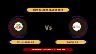 Sharjah CBFS Juniors League 2022  Under 12 [upl. by Shaina]