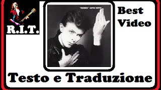 David Bowie  Heroes video con testo originale e traduzione simultanea [upl. by Donavon669]