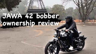 JAWA 42 BOBBER Ownership Review [upl. by Curtice]