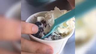 NYC ice cream shop mixes with liquid nitrogen right in front of you [upl. by Crompton]