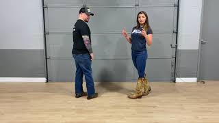 Copperhead Road Line Dance Tutorial [upl. by Latvina990]