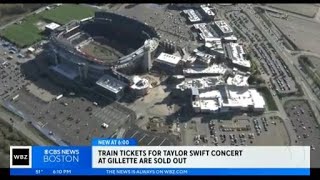 Taylor Swift concert train tickets to Gillette Stadium sold out fast MBTA says [upl. by Pirri942]