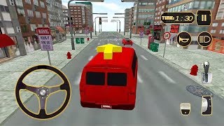 School Van Modern City Driving Game  Van Games  School Kids Van Game  Kids Play Games 3D [upl. by Zindman]