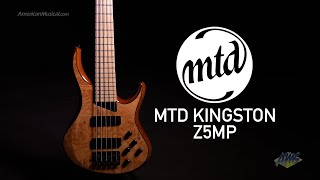 MTD Kingston Z5MP 5String Bass Guitar  Ultra Comfortable Neck and Great Tones [upl. by Ymor]