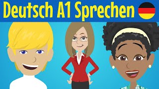 A1 Speaking Explained A1 Sprechen Learn German  Deutsch lernen [upl. by Win]