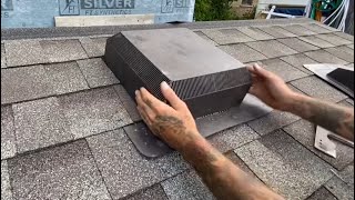 How To Install Roof Vents [upl. by Solokin]