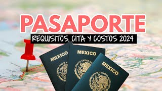 Pasaporte mexicano en 2024 requisitos documentos cita y precios [upl. by Kittie]