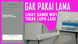 CARA UNTUK MELIHAT SANDI WIFI YANG LUPA DIWIFI ICONNET WIFI PLN [upl. by Oika]