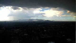 Timelapse Tormenta del 25 julio 2011 en México DF webcamsdemexico [upl. by Eintruok]