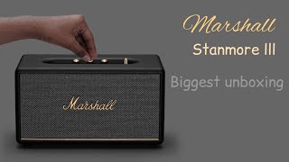 Unboxing MARSHALL Stanmore lll  Biggest unboxing ever  RRX UNBOXER [upl. by Ssenav969]