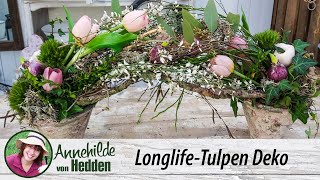 Tulpen Frühlingsdeko [upl. by Nautna76]