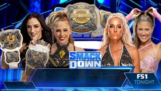 SMACKDOWN ALBA FYRE amp ISLA DAWN VS DIVAS WOMENS TAG TEAM CHAMPIONSHIP [upl. by Sarge]