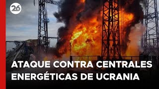 RUSIA volvió a ATACAR la INFRAESTRUCTURA ENERGÉTICA de UCRANIA [upl. by Ahsenyl]